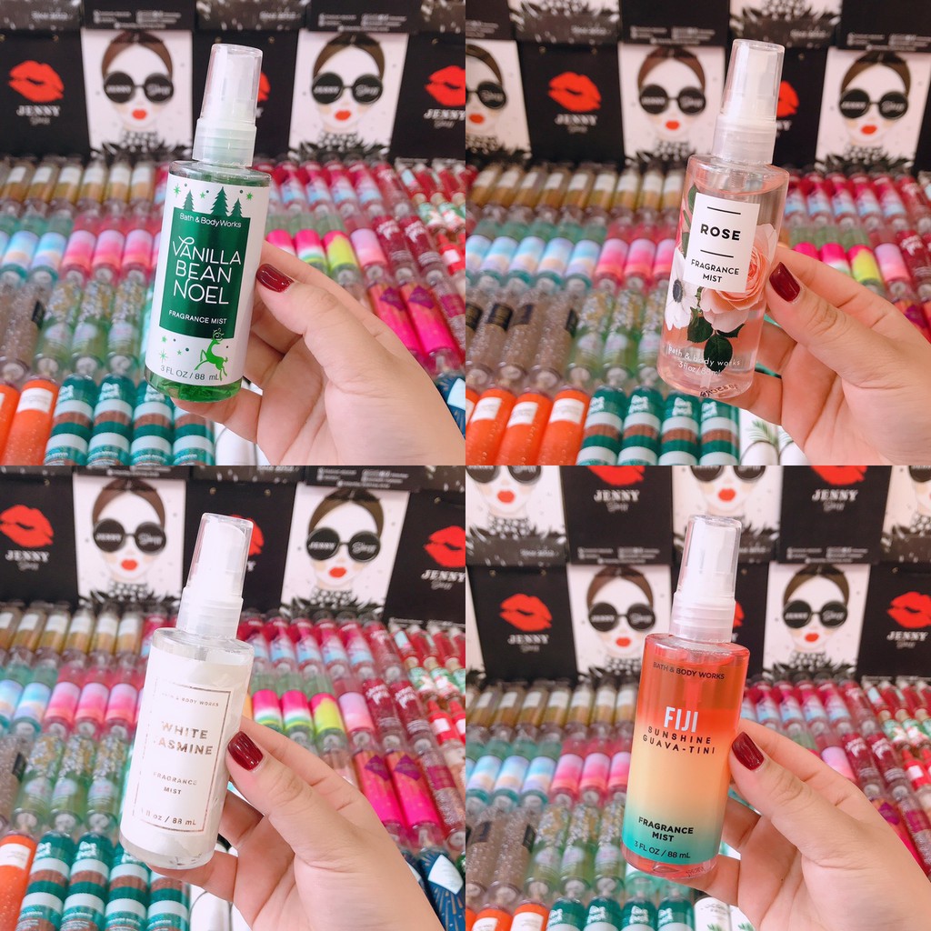 Nước Hoa Toàn Thân Bath &amp; Body Works Body Mist Mini Size