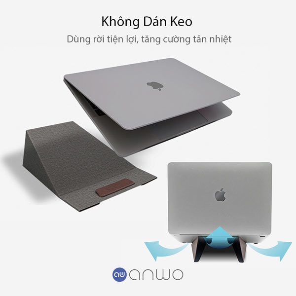 Đế Tản Nhiệt Laptop Ergomi Meta Stand Chính Hãng, Đa Năng Giá Đỡ Máy Tính Không Dán Keo, Kê Tablet & Lót Chuột Máy Tính