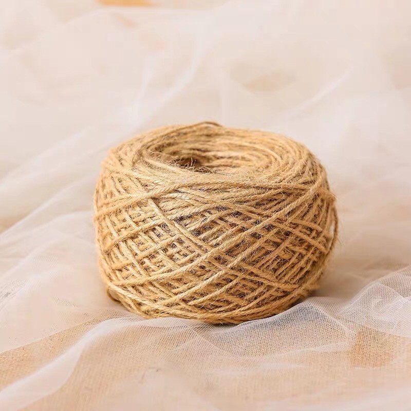 Dây cói treo ảnh tổ chim dài 50m, trang trí nhà cửa, làm đồ handmade, gói quà phụ kiện trang trí chụp ảnh trang trí NOEL