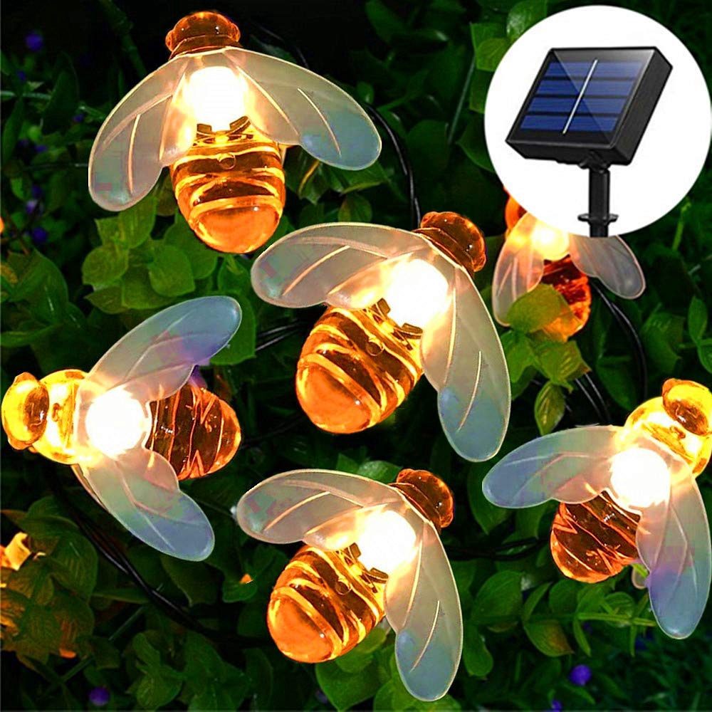Dây Đèn Led 2M 3M Sử Dụng Năng Lượng Mặt Trời Chống Thấm Nước Trang Trí Giáng Sinh