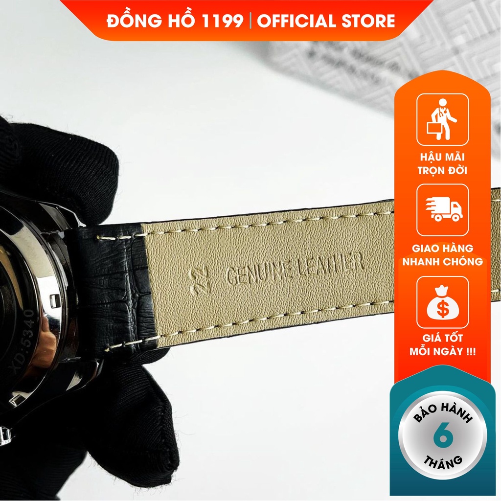 [QUÀ TẶNG]  Đồng hồ cơ - Đồng Hồ Nam Dây Da Chống Nước Chống Xước Máy Chuẩn Chất Liệu Cao Cấp 232JN - 1199 Watches | BigBuy360 - bigbuy360.vn