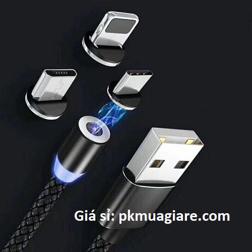 CÁP SẠC TỪ NAM CHÂM 3 ĐẦU
