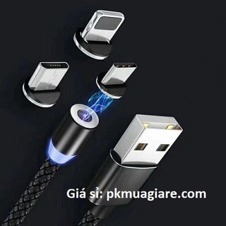 Cáp sạc từ nam châm 3 đầu