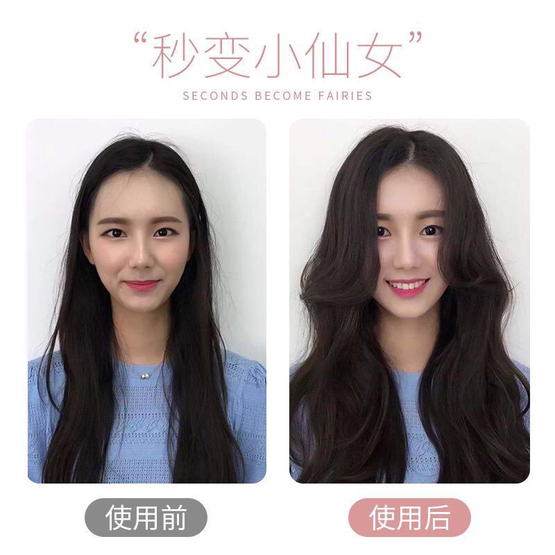 SET 3 KẸP PHỒNG CHÂN TÓC TỰ NHIÊN