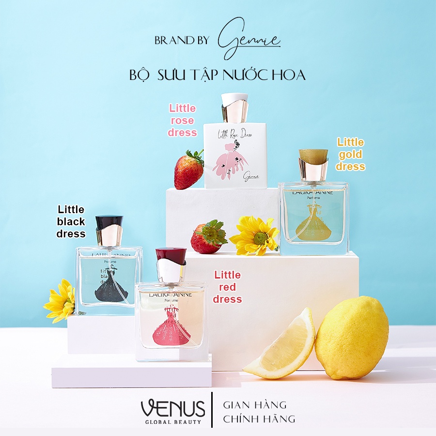 Bộ đôi Nước hoa Nữ Gennie Little Black + Gold Dress 50ml