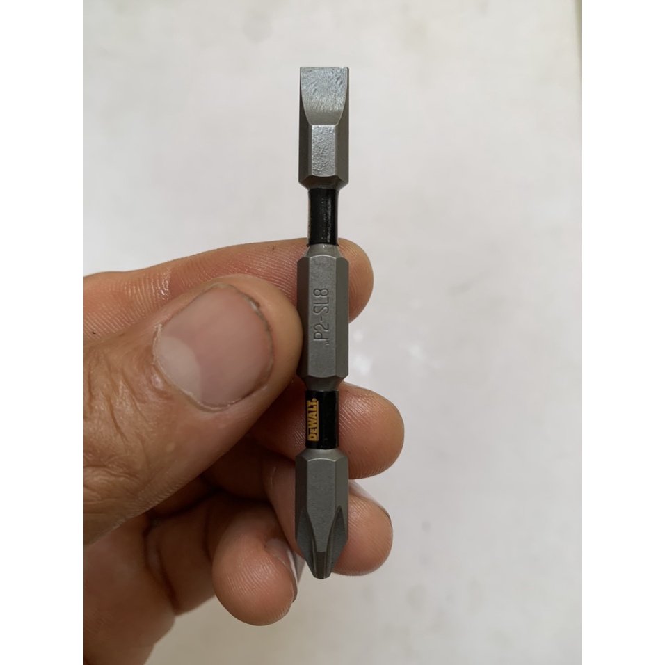 Mũi vít Dewalt hai đầu PH2 - SL8 dài 70mm chính hãng có từ