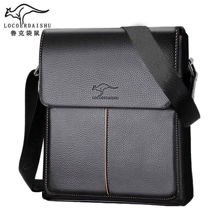 Túi đeo chéo da thật thời trang cho nam | BigBuy360 - bigbuy360.vn