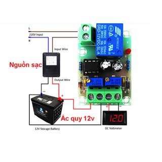 Bảng Mạch Sạc Pin Thông Minh XH-M601 12V