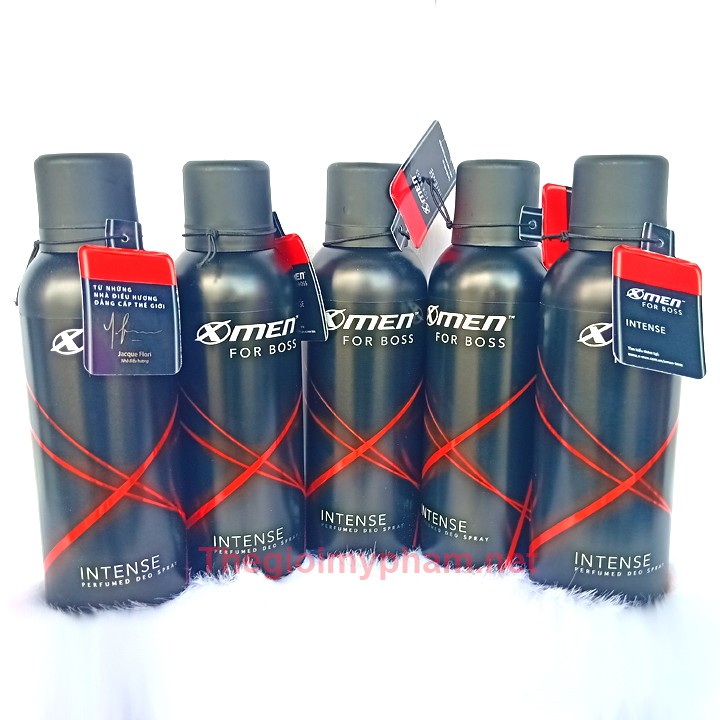 Xịt Khử Mùi Nam Xmen For Boss Intense 150ml