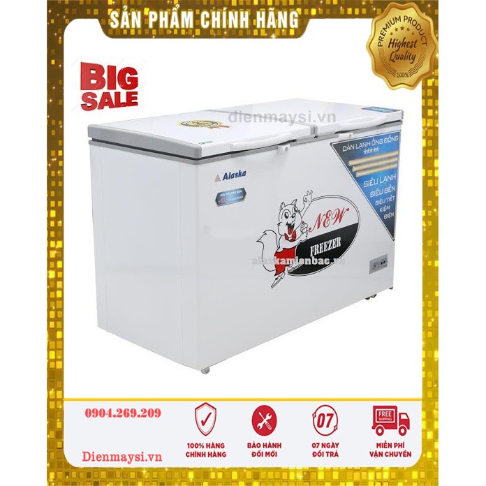 Tủ đông/mát Alaska 500Lít BCD 5068C (Miễn phí giao tại HCM-ngoài tỉnh liên hệ shop)