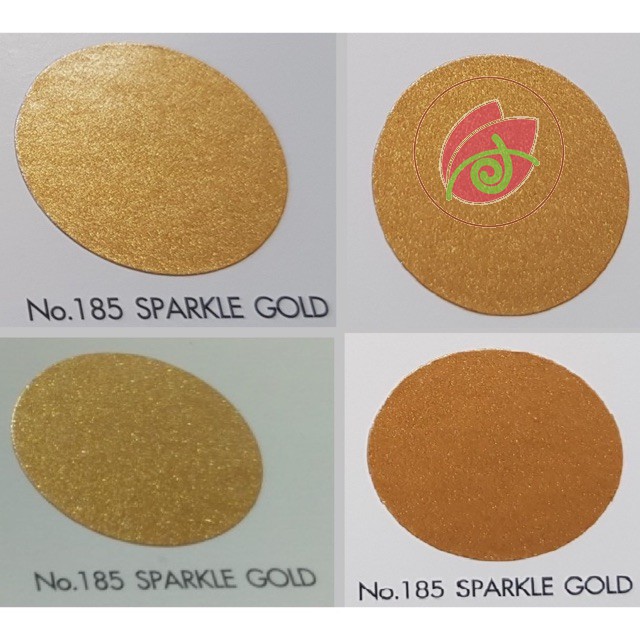 Sơn xịt xi mạ vàng 18k 24k Bosny KT  màu vàng lấp lánh sparkle gold 185 - Sơn xịt hiệu ứng mạ vàng
