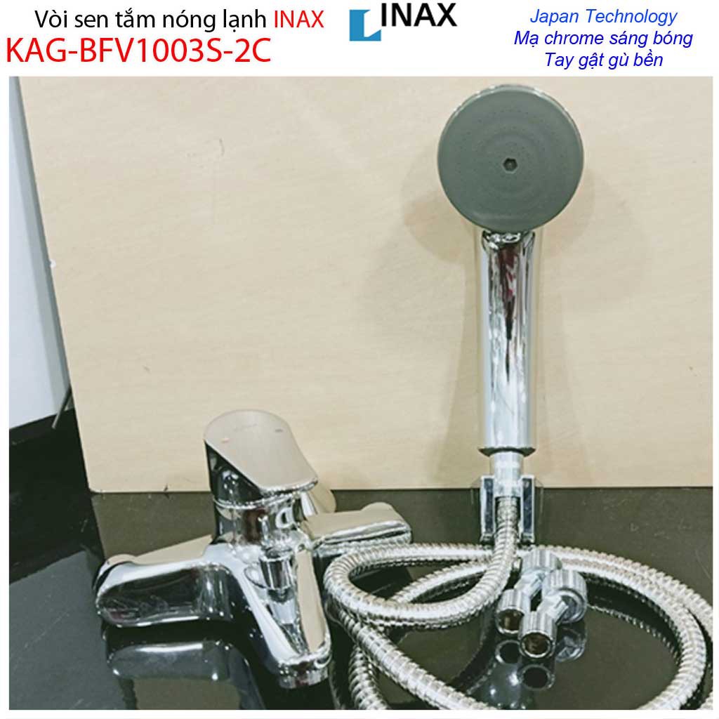 Sales 30% Vòi sen nóng lạnh LInax chính hãng BFV-1003-2C, Sales giá tốt chất lượng tốt Vòi sen tắm LInax