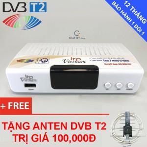 Đầu thu kỹ thuật số DVB T2 LTP STB1506 tặng Anten DVB T2