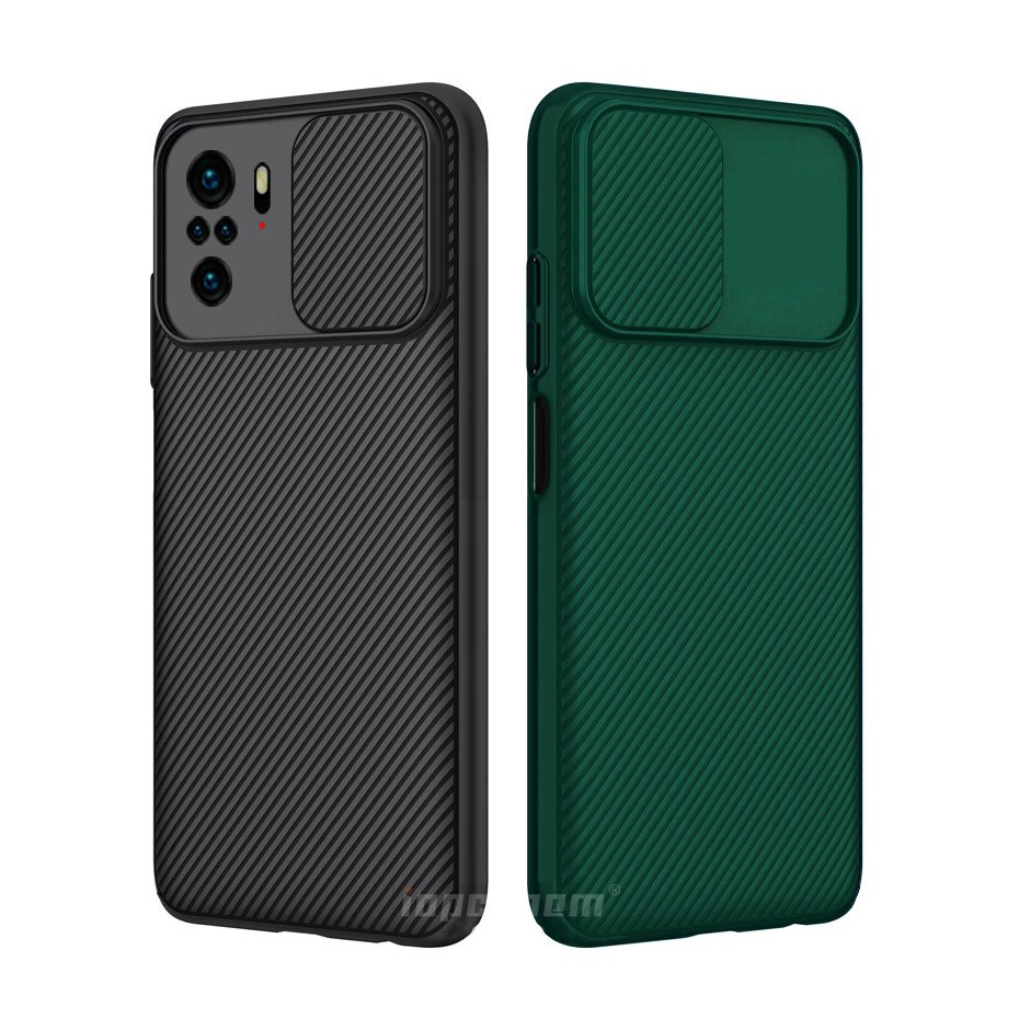 Ốp Điện Thoại Có Nắp Bảo Vệ Ống Kính Camera Chống Sốc Cho Xiaomi Redmi Note 10 Pro Max 10s