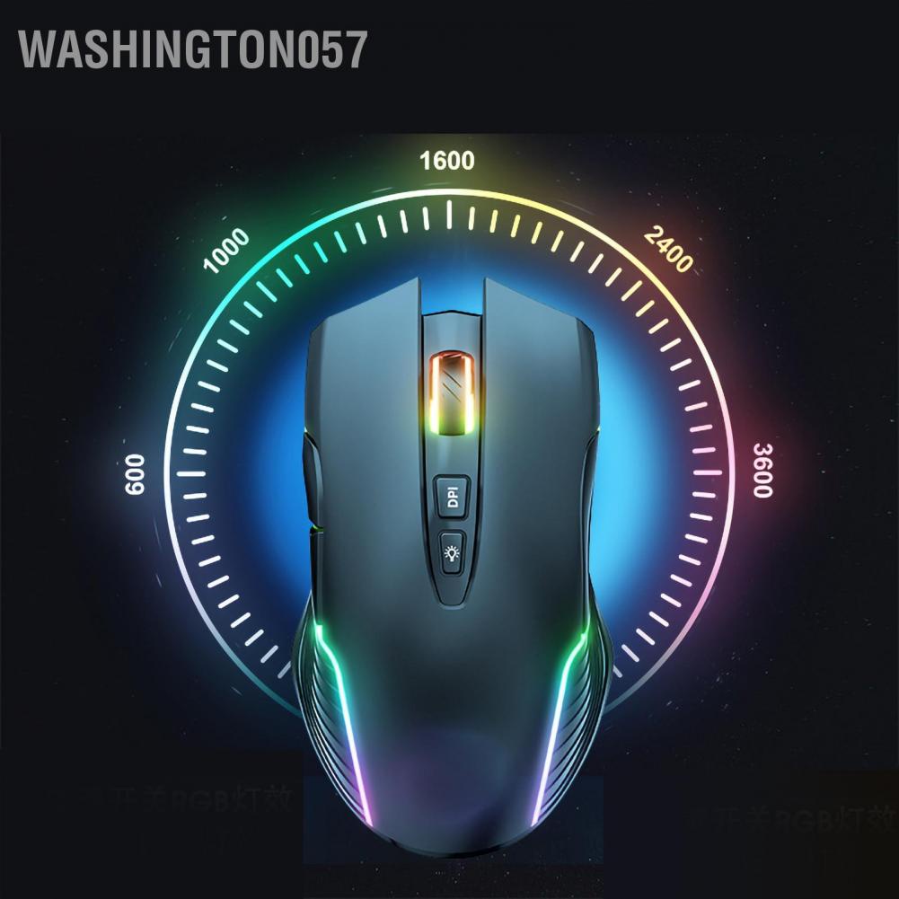 Có thể bán buôn Chuột không dây USB chơi game tiện dụng có thể sạc lại cho máy tính xách tay PC Washington057 Hàng giao ngay