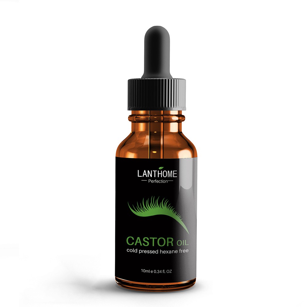 Dầu thầu dầu hữu cơ 10ml chuyên dụng nuôi dưỡng kích thích mọc lông mi/lông mày