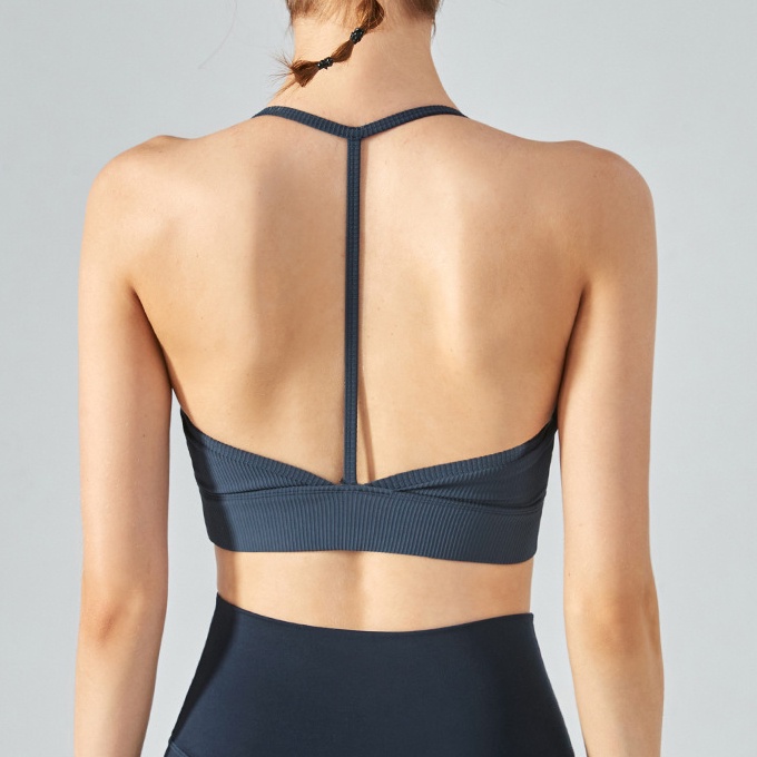 AirActive Áo Ngực Thể Thao Chữ T Có Gân Hỗ Trợ Tập Gym Yoga