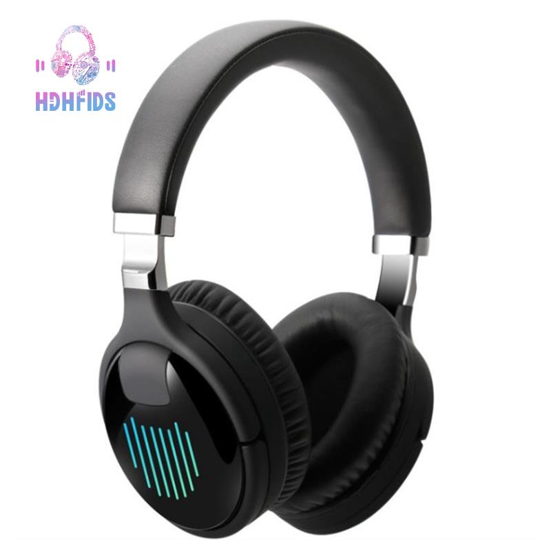 Tai nghe bluetooth 5.0 không dây chống ồn có khe cắm thẻ nhớ Rgb cho máy tính