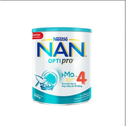 Sữa Bột Nestle NAN Optipro 4 HM-O hộp 900g cho bé từ 2 - 6 tuổi