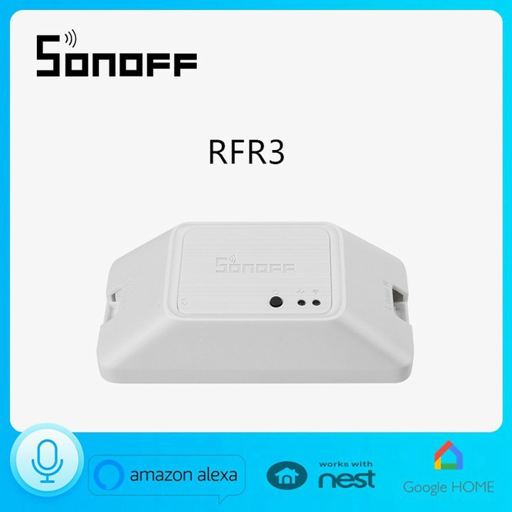 Sonoff Basic RF R3 công tắc wifi thông minh điều khiển từ xa qua điện thoại hỗ trợ điều khiển qua remote