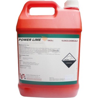 Nước lau nhà bệnh viện khử mùi hương chanh Power lime Can 5l Singapor