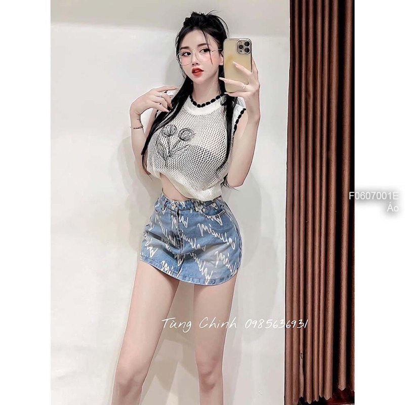 Áo sát nách Len lưới các kiểu TT0607