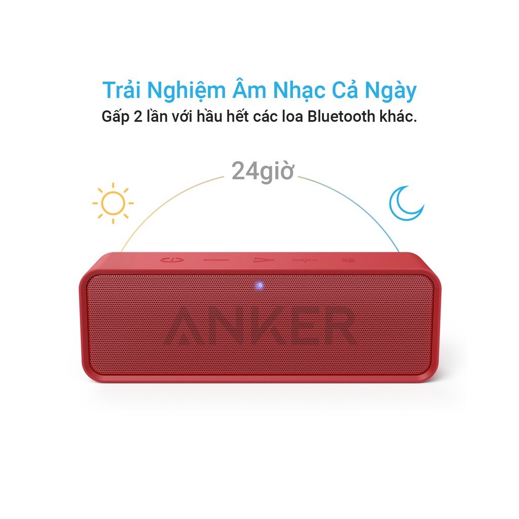 LOA ANKER SOUNDCORE 6W- A3102 - RED BẢO HÀNH 15 THÁNG ANKER VIỆT NAM