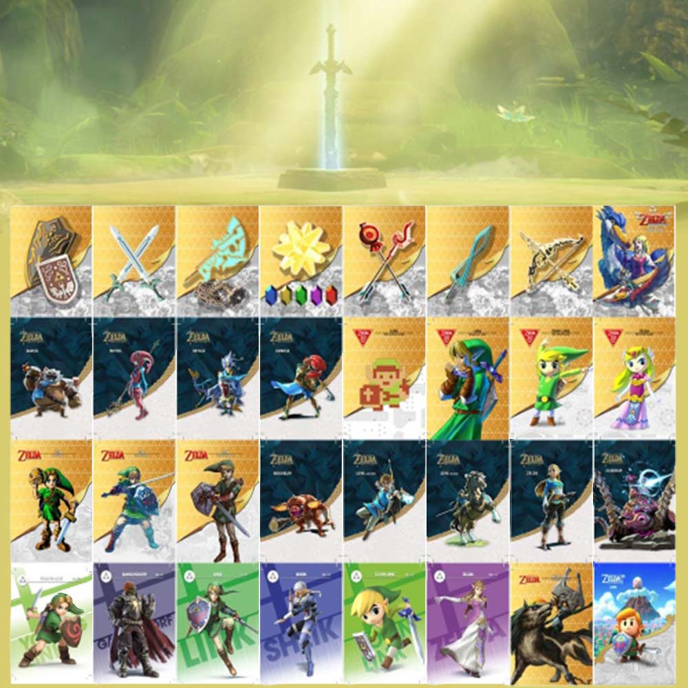 25/32 Pcs The Legend of Zelda Botw Amiibo NFC Tag Cards For Nintendo Switch/OLED/Lite