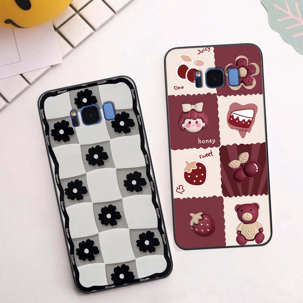Ốp Samsung S8 / S8 Plus / S8+ in hình trái tim, caro kẹo ngọt đầy cá tính siêu đẹp siêu chất