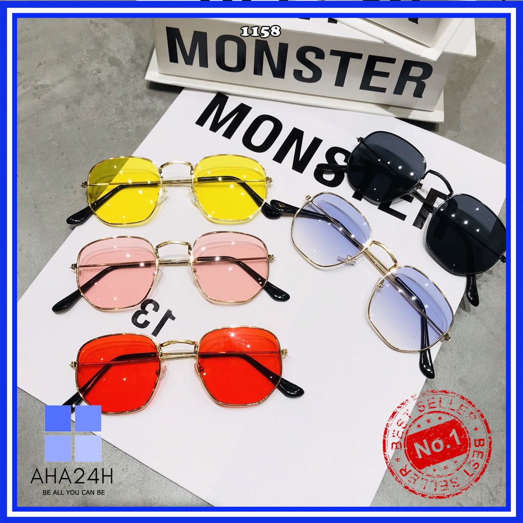 Mắt kính ulzzang /206/ hot trend nhiều màu❤️FREESHIP❤️gọng kính mát nam nữ sành điệu AH1158 | BigBuy360 - bigbuy360.vn