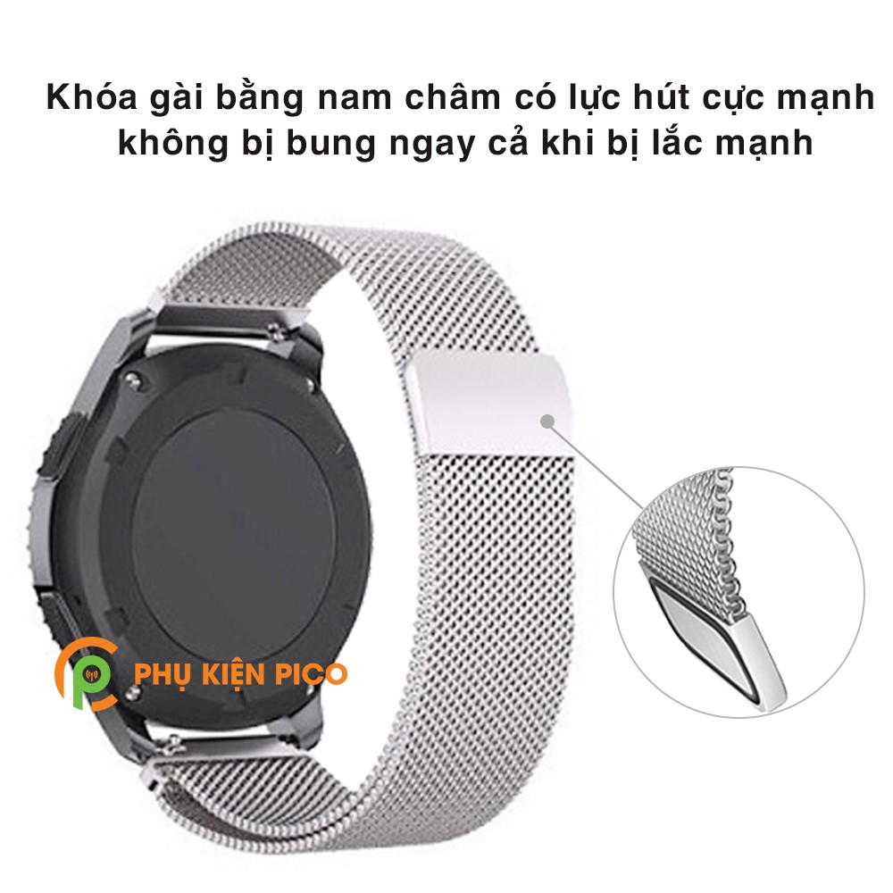 Dây đồng hồ Samsung Galaxy Watch 46mm Milanese Loop 22mm bằng thép không gỉ có khóa nam châm – Dây thép Milanese Loop