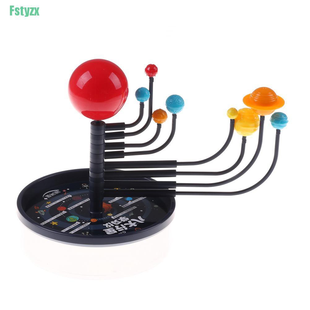 fstyzx Kid's Educational Toy Explore Nine Planets in Solar System Teaching Toys Gift