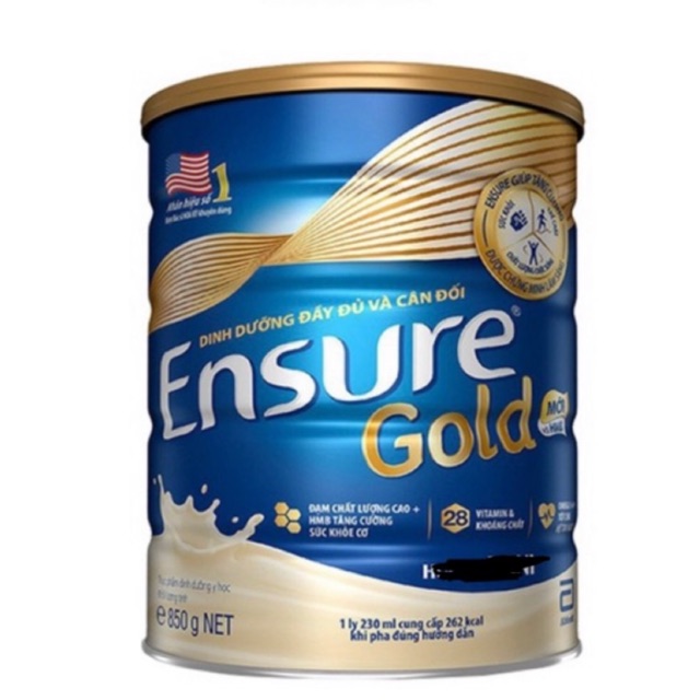 Sữa bột Ensure gold hộp 850g.