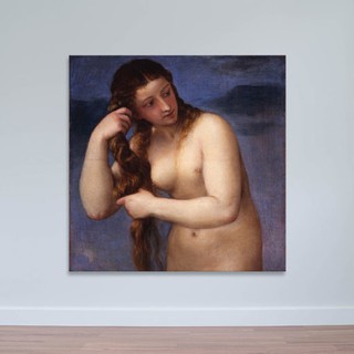 Tranh thiếu nữ thời kì phục hưng xinh đẹp |Tranh trang trí sơn dầu W4766