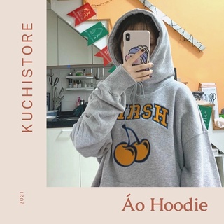 Áo hoodie iirsh chữ thêu chất nỉ