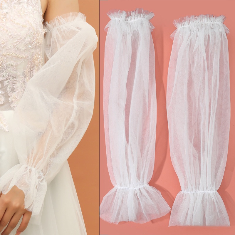 Găng Tay Dài Phối Ren Co Giãn Thời Trang Đi Biển