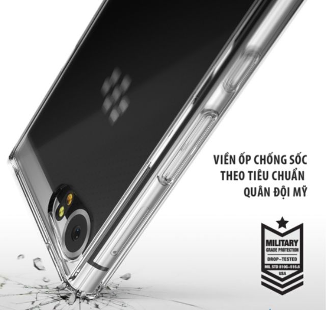 Ốp lưng dẻo Silicon cho Blackberry Keyone - loại tốt trong suốt