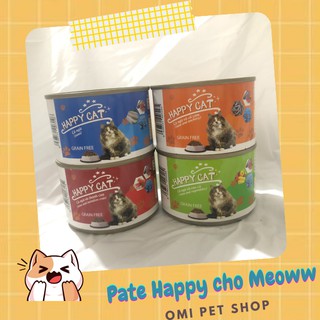 Pate Happy Cat dành cho chó mèo 160gr