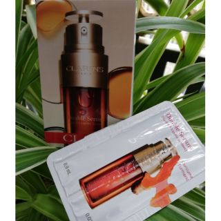 Hộp sample Serum dưỡng da Clarins Double Serum( 7 gói * 0.9ml)