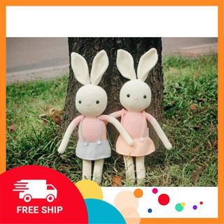 Bunny Handmade [Xả Hàng] Set thỏ váy – Đồ chơi dễ thương cho bé – Toys made by The Bunny