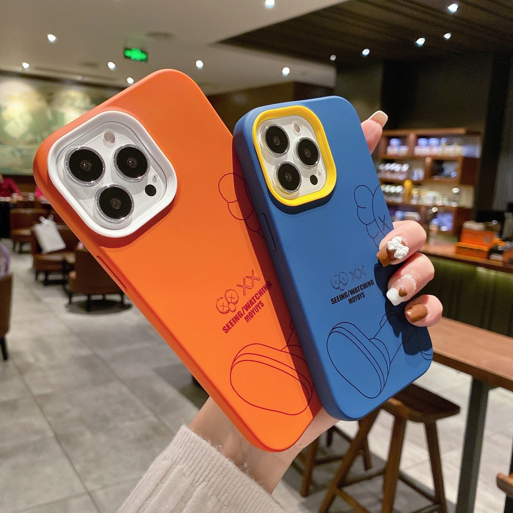 Ốp Điện Thoại Ba Trong Một Hình Sesame Street KAWS Cho for iPhone13Pro for iPhone12Pro 7p for iPhone11 13Promax 12Promax for iPhone12