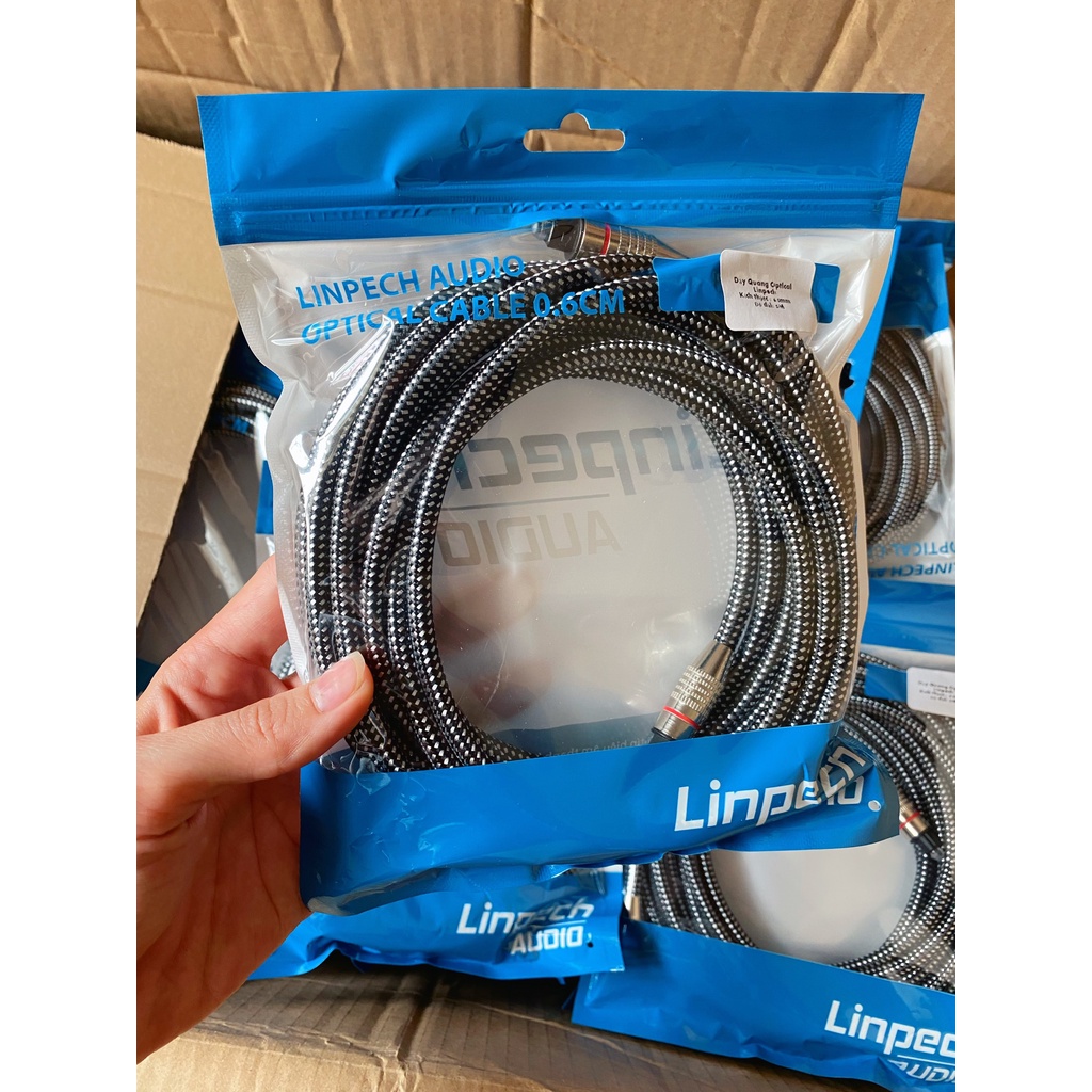 Dây Quang Âm Thanh Optical Bọc Dù Cao Cấp. Dây Quang Optical Chính Hãng Linpech