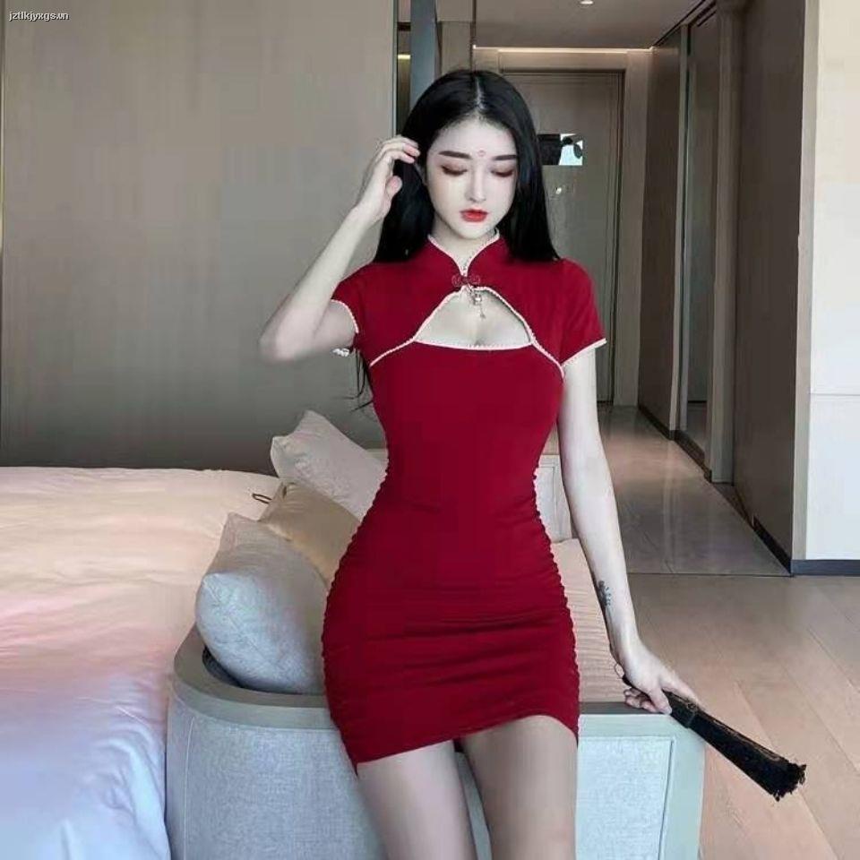 Đầm Sườn Xám Cách Tân Thiết Kế Mới Quyến Rũ Thời Trang Mùa Hè Dành Cho Nữ