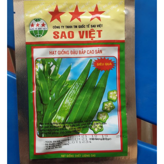 Hạt giống quả đậu bắp cao sản