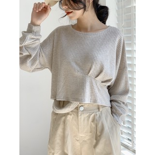 áo thun xốp vạt may rúm TKP110 1994closet