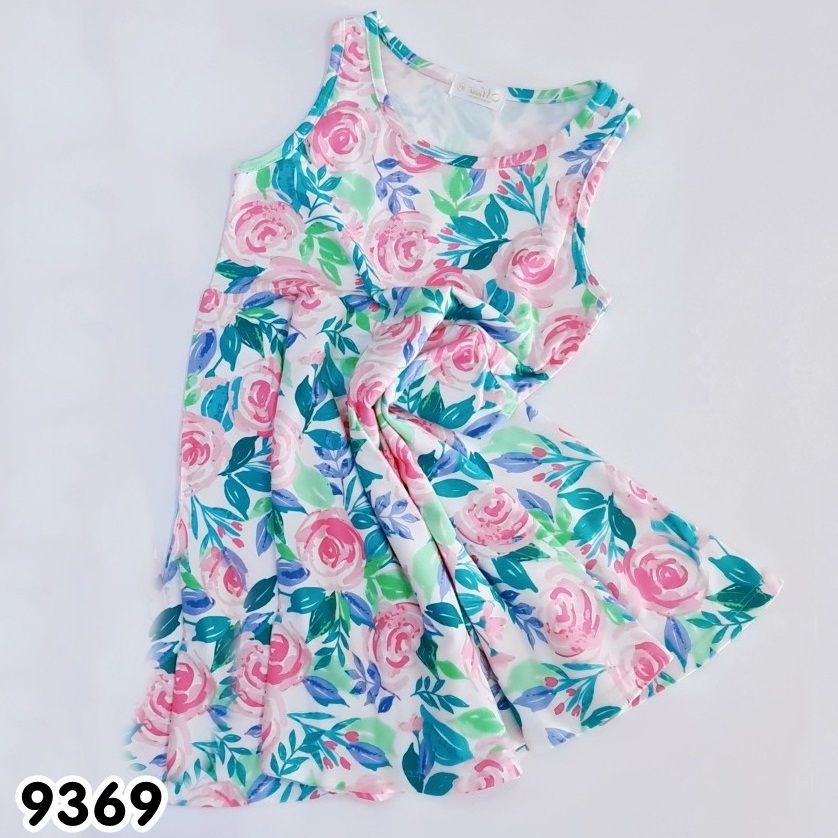 Đầm Thun Cotton Bé Gái Nhiều Mẫu Cho Bé Từ 22-37KG