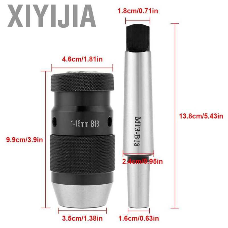 Đầu Kẹp Mũi Khoan Mt3-b18 1-16mm 45