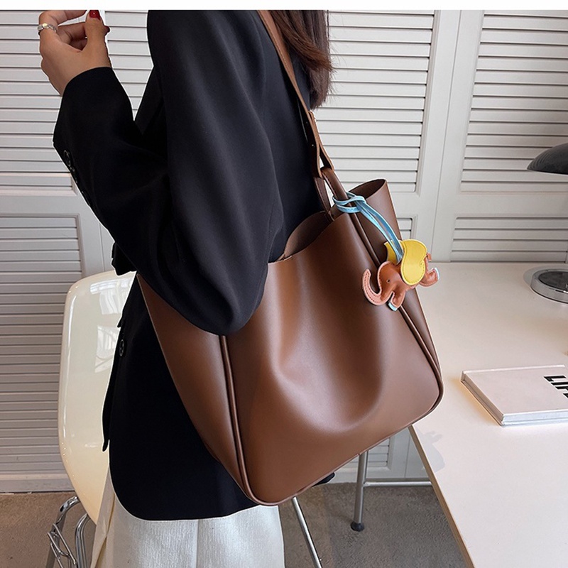 Túi IELGY đeo vai sức chứa lớn có móc khóa hoạt hình dành cho nữ