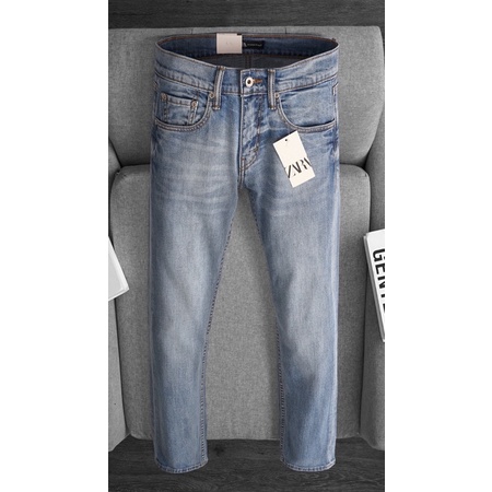 Quần jean nam ống ôm- jean co giãn nhẹ phong cách thời trang