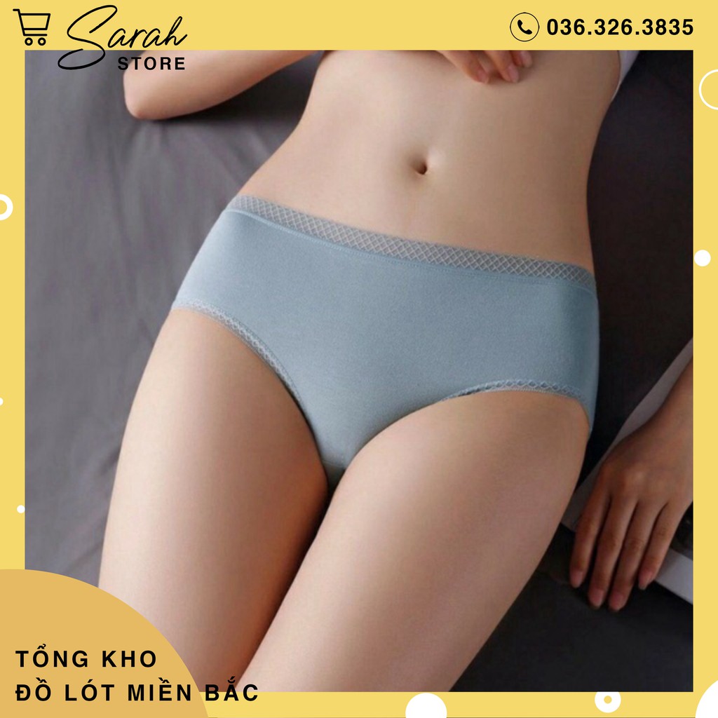Quần Lót Nữ Cạp Ren Lưới Cao Cấp Kháng Khuẩn | BigBuy360 - bigbuy360.vn